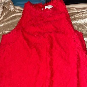 Pretty red dress for date night 🥰